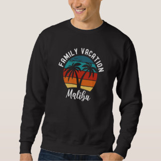 Sudadera Beach Trip Palm Tree Family Vacation Malibu Califo