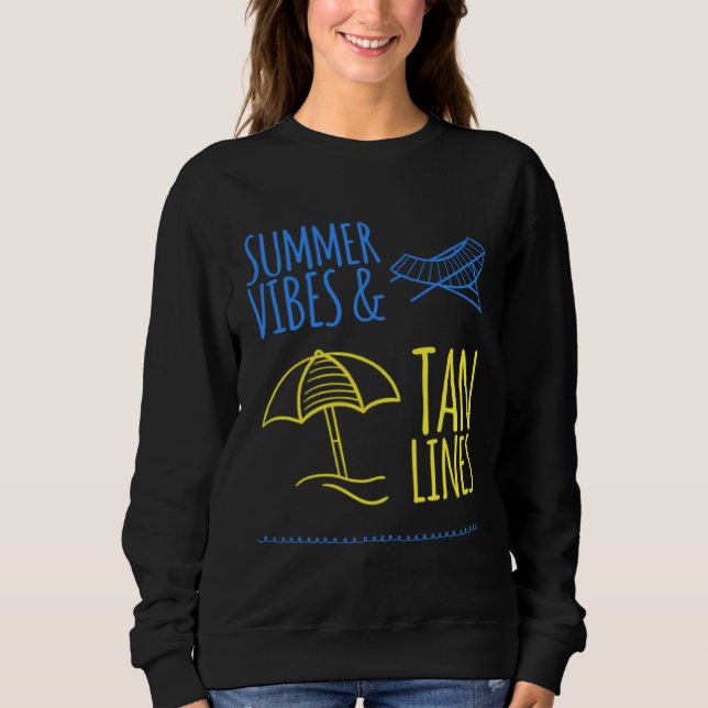 Sudadera Beach Umbrella Vacation  Sand Tees (Anverso)