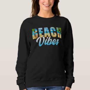 Sudadera Beach Vibes Palm Trees Color de las vacaciones en