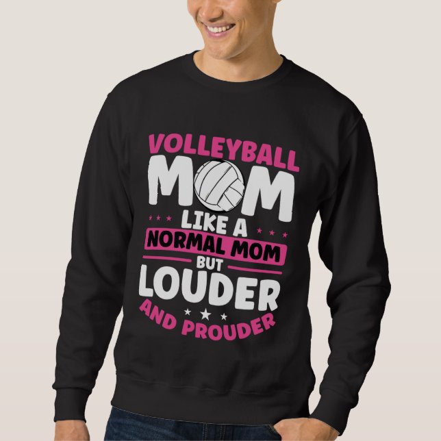 Sudadera Beach Volleyball Mom Volleyball  Mothers Day (Anverso)