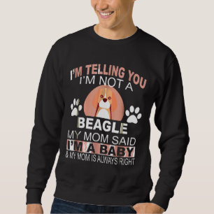 Sudadera Beagle Baby Mascota Dog Animal Mom