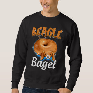 Sudadera Beagle Bagel Beagle Perro Bagel Pan Cute Animal