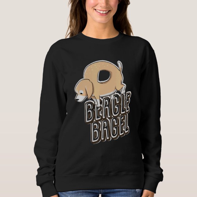 Sudadera Beagle Bagel Love Bagels Dog Beagle (Anverso)