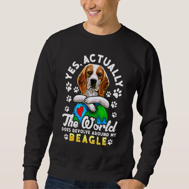 Sudadera Beagle Beagle Beagle (Anverso)