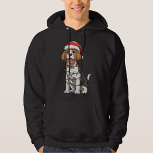 Sudadera Beagle Con Navidades De Santa Hat El Amor De La Be