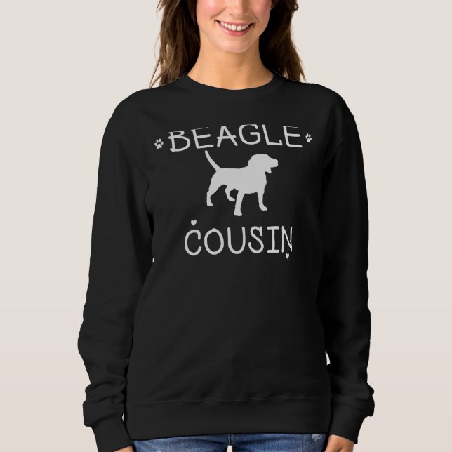 Sudadera Beagle Cousin Beagle Dog Fiesta Costume (Anverso)