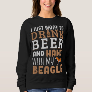 Sudadera Beagle Dad Funny Padre's Day Perro Lover Beer