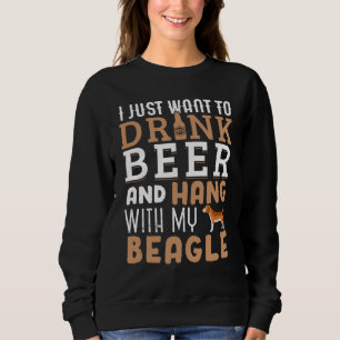 Sudadera Beagle Dad Funny Padre's Day Perro Lover Beer