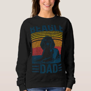 Sudadera Beagle Dad Padre Retro Beagle Dog Dad