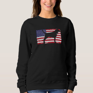 Sudadera Beagle Distressed Patriotic All American USA Flag