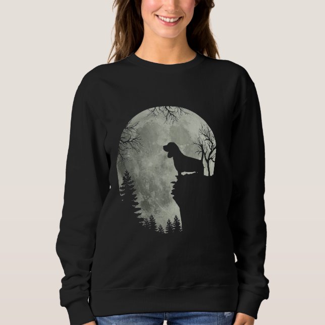 Sudadera Beagle Dog And Moon Halloween Beagle Dog Halloween (Anverso)