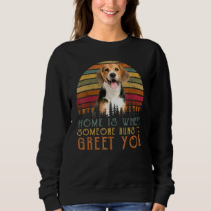 Sudadera Beagle Dog Corre Para Saludarte A Tu Amigo Beat