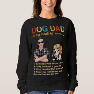 Sudadera Beagle Dog Dad Definición Mejor Papá Perro Que Nun