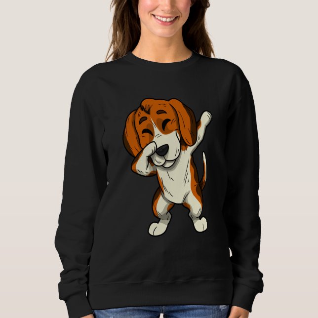 Sudadera Beagle Dog Dogs Dabbing Beagle (Anverso)
