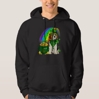 Sudadera Beagle Dog Irish Leprechaun Saint St Patrick Day