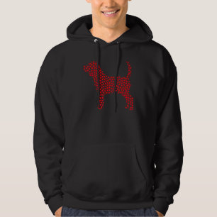 Sudadera Beagle Dog Lover Corazones divertidos Aman a Beagl