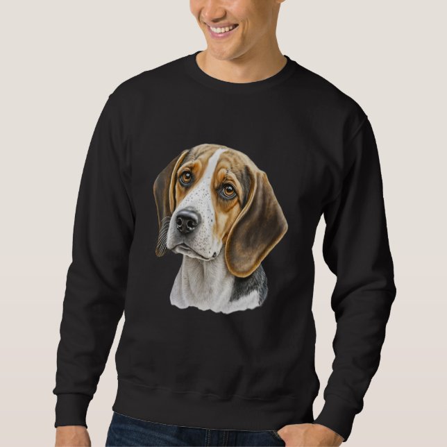 Sudadera Beagle Dog Lover Mom & Dad (Anverso)