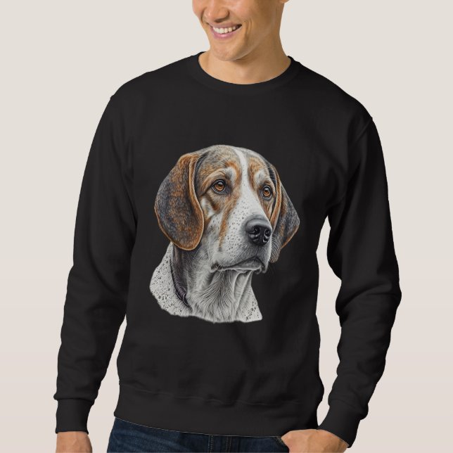 Sudadera Beagle Dog Lover Mom & Dad_1 (Anverso)