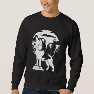 Sudadera Beagle Dog Raza - Mascota Moon Howling