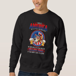 Sudadera Beagle Dog This America We Love Dogs 4 De Julio