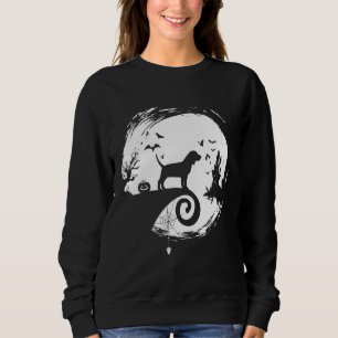 Sudadera Beagle Halloween Costume Moon Silhouette Asombroso