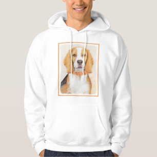 Sudadera Beagle Hound Dog Pintura original de animales