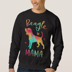 Sudadera Beagle Mama Colorful Beagle Gifts Dog Mom