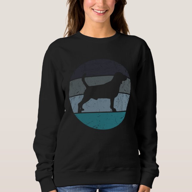 Sudadera Beagle  Men Women Beagle  Dog Retro Vintage (Anverso)