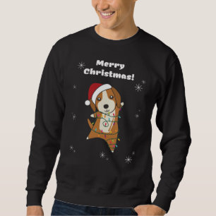 Sudadera Beagle Merry Christmas Winter Animals Dog