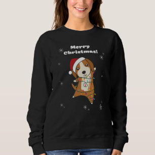 Sudadera Beagle Merry Christmas Winter Animals Dog