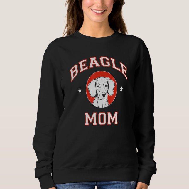 Sudadera Beagle Mom (Anverso)
