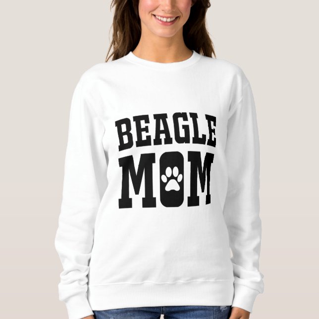 Sudadera Beagle Mom (Anverso)