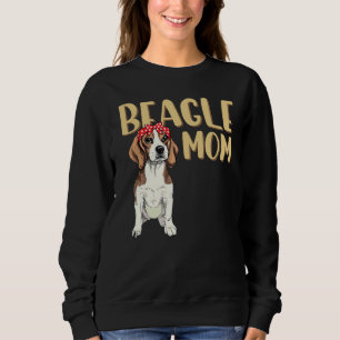 Sudadera Beagle Mom Cute Dog Day Headbands Para Mujeres G