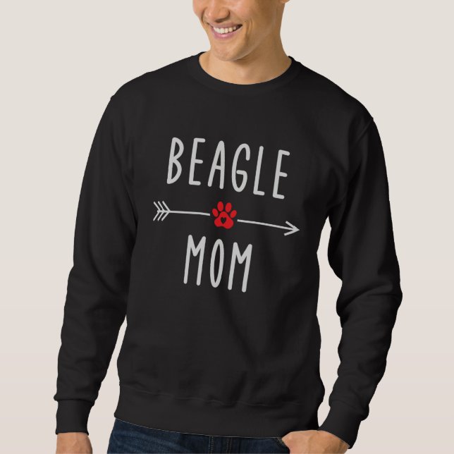 Sudadera Beagle Mom  Womens Beagle Dog   Mom (Anverso)