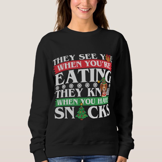 Sudadera Beagle Navidades Beagle Lover (Anverso)