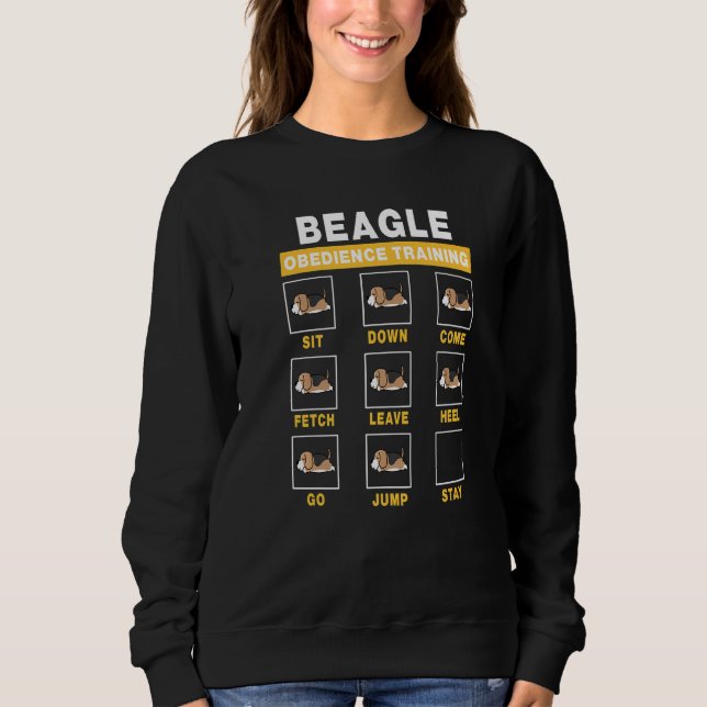 Sudadera Beagle Obedience Training Dog Guide To Trainer Fun (Anverso)