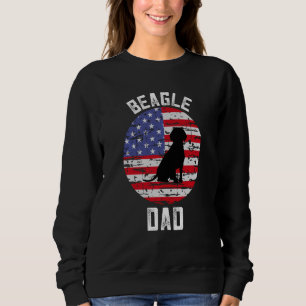 Sudadera Beagle Para Hombres Beagle Dad Dolor Fla Estadouni