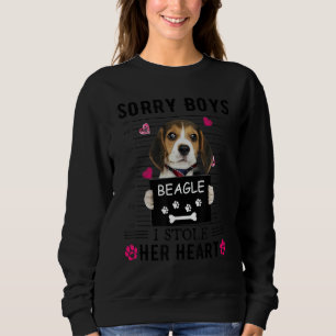 Sudadera Beagle Perdona A Los Chicos Que Le Robé El Corazón