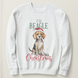 Sudadera Beagle por Navidades Mascota Sweatshirt