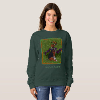 Sudadera Beagle Puppy Butterflies Dog Art Personalizado