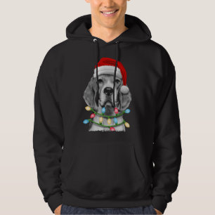 Sudadera Beagle Santa Christmas Tree enciende Navidad Dogma