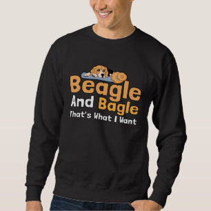 Sudadera Beagle y Bagle Eso es lo que quiero para dueño de 