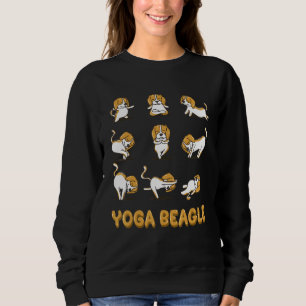 Sudadera Beagle Yoga Beagle Yoga Pose Meditación