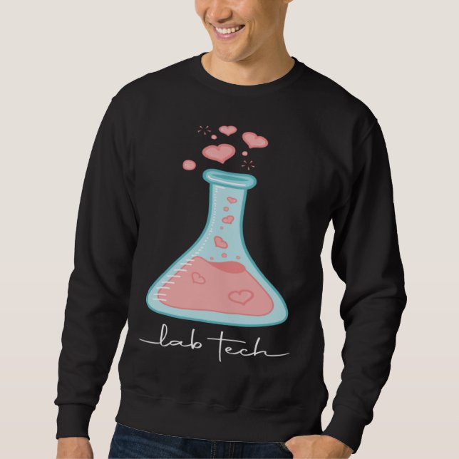 Sudadera Beaker Lab Tech Laboratory Technician (Anverso)