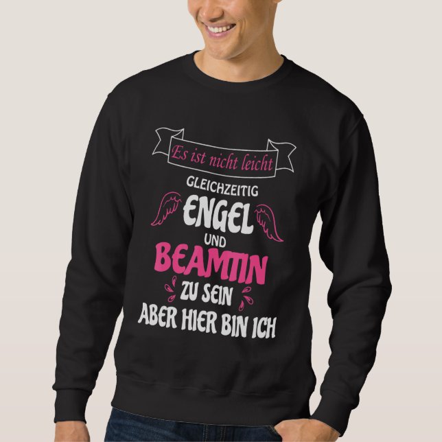 Sudadera Beamtin y profesión como Angel Verbeamtet (Anverso)