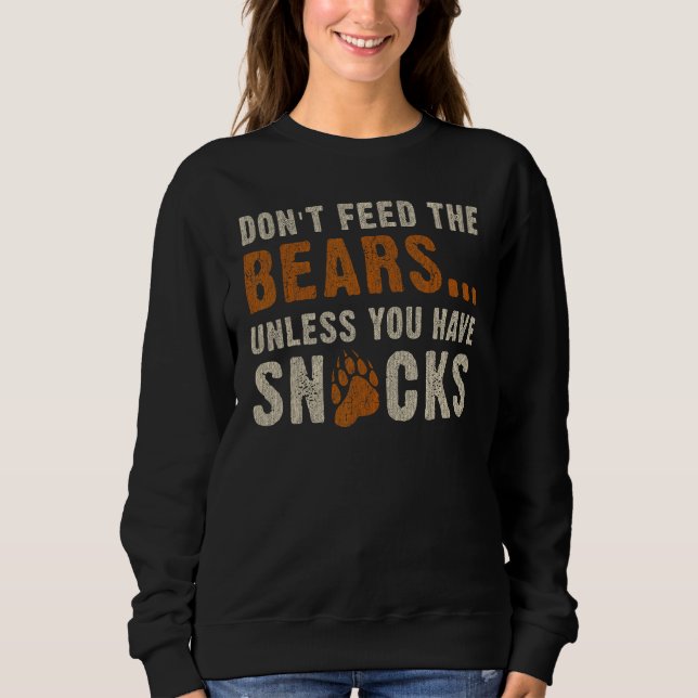 Sudadera Bear Community Don t feed the bears   Bear Pride G (Anverso)