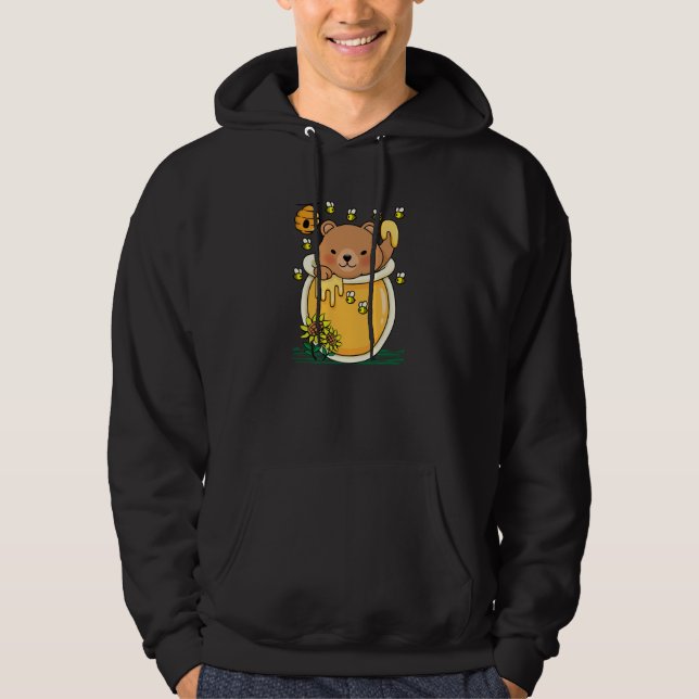 Sudadera Bear Honey Jar con abeja (Anverso)