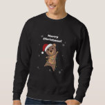 Sudadera Bear Merry Christmas Winter Animals Bears<br><div class="desc">Bear for Christmas with fairy lights. Funny animals with gifts and snow to the holidays. Also funny for Christmas in July. Bears are sweet animals and perfect for Christmas.</div>