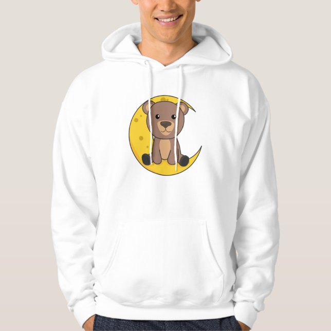 Sudadera Bear Moon Buenas Noches Moon Llevar Animales Cutos (Anverso)