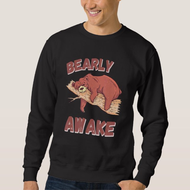 Sudadera Bear Sleep Bear Bearly Awake Animal (Anverso)